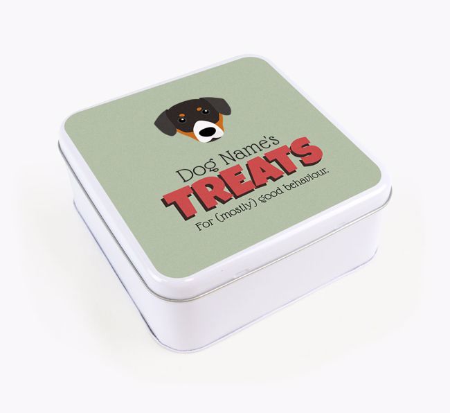 Personalised Retro Design Square Tin for your {breedFullName}